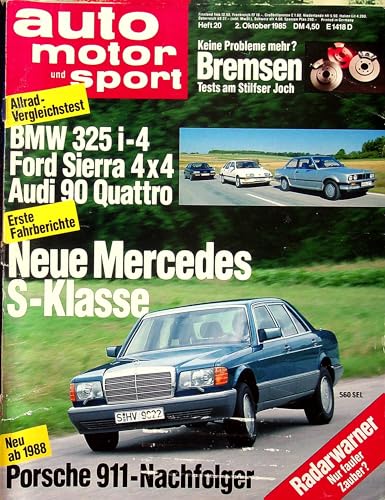 Echte, historische Zeitschrift von Mitte September 1985 - AMS 20/1985 - Personalisiertes Geschenk zum 40. Geburtstag für Männer - Original aus dem Jahr 1985 - Die Geschenkidee für Frau und Mann Echte, historische Zeitschrift von Mitte September 1985 - AMS 20/1985 - Personalisiertes Geschenk zum 40. Geburtstag für Männer - Original aus dem Jahr 1985 - Die Geschenkidee für Frau und Mann von DAS GEBURTSTAGSGESCHENK HISTORISCHE ZEITSCHRIFTEN