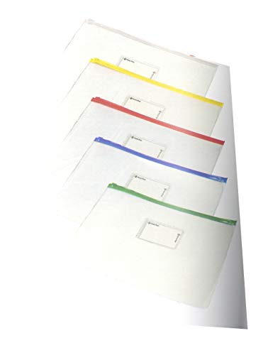 Dokumententasche/Geldtasche A4 mit Reißverschluß bis 120 Blatt (grün, A4) von DAS Produkt