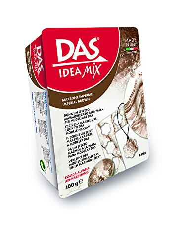 Fila 3420 06 Das Idea Mix Modelliermasse, imperial braun, 12,1 x 4,2 x 9,7 cm Fila 3420 06 Das Idea Mix Modelliermasse, imperial braun, 12,1 x 4,2 x 9,7 cm von DAS