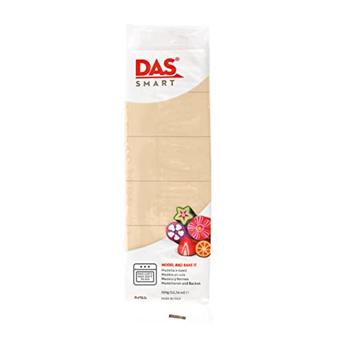 DAS Fila DAS SMART Ofenhärtende Modelliermasse, PVC-Basis, Beige, 16 x 5,8 x 3,5 cm von DAS