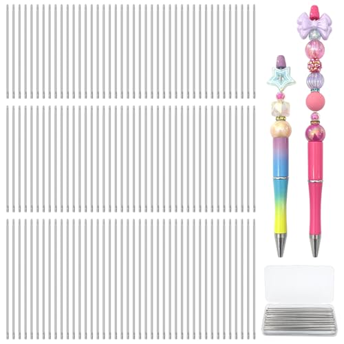 DASTTUIS Stiftverlängerungen für Perlenstifte, gemischt, 3 Größen, Edelstahl, DIY, Perlenstifte, Verlängerungsstäbe mit leeren Metallstäben, Ersatzstäbe, Bürozubehör und Bastelgeschenke für Lehrer DASTTUIS Stiftverlängerungen für Perlenstifte, gemischt, 3 Größen, Edelstahl, DIY, Perlenstifte, Verlängerungsstäbe mit leeren Metallstäben, Ersatzstäbe, Bürozubehör und Bastelgeschenke für Lehrer von DASTTUIS