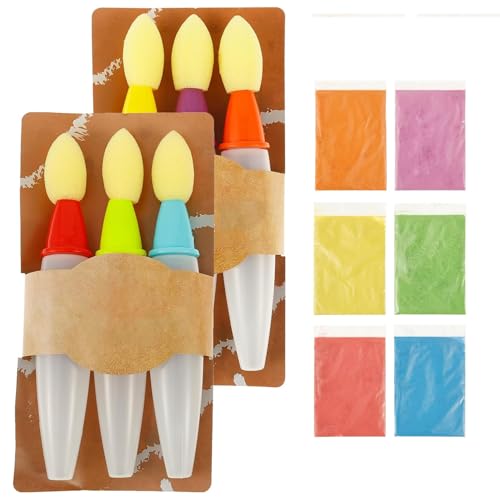 DIY Kinder Basteln Scrapbooking Pinsel, 6pcs Sortierte Farbkreidekreide Pinsel,Kinder-Kreidefarben-Kunstspielzeug-Set, Wasser In Den Pinsels Geben Und Waschbar Verwenden DIY Kinder Basteln Scrapbooking Pinsel, 6pcs Sortierte Farbkreidekreide Pinsel,Kinder-Kreidefarben-Kunstspielzeug-Set, Wasser In Den Pinsels Geben Und Waschbar Verwenden von DATOUJL