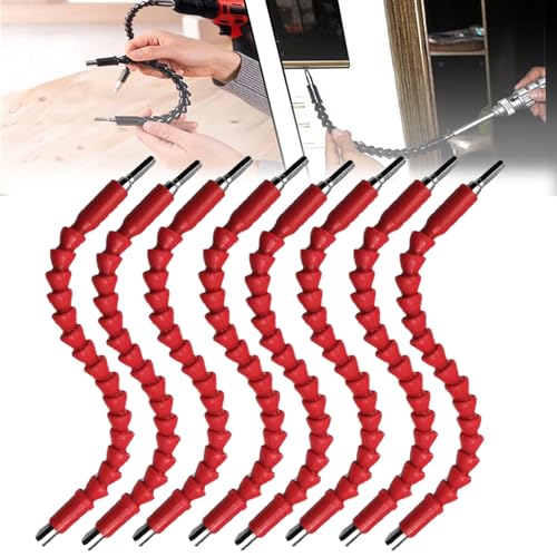 DATOZA Superbit-Schraubendreher, flexibel, flexible Bohrerverlängerung, Superbit-Schraubendreher, flexibel, super biegbar und um 360 Grad drehbar, Rot, 8 Stück DATOZA Superbit-Schraubendreher, flexibel, flexible Bohrerverlängerung, Superbit-Schraubendreher, flexibel, super biegbar und um 360 Grad drehbar, Rot, 8 Stück von DATOZA