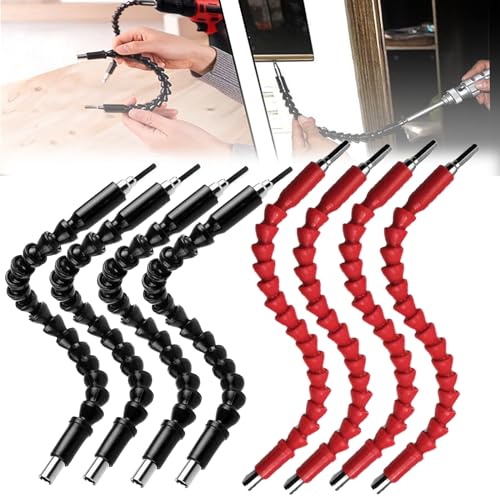 DATOZA Superbit Superbit, flexible Bohrerverlängerung, Superbit-Schraubendreher, biegbar, flexible Bohrerverlängerung, biegbarer Schraubendreher-Bohraufsatz, Schwarz + Rot, 8 Stück DATOZA Superbit Superbit, flexible Bohrerverlängerung, Superbit-Schraubendreher, biegbar, flexible Bohrerverlängerung, biegbarer Schraubendreher-Bohraufsatz, Schwarz + Rot, 8 Stück von DATOZA