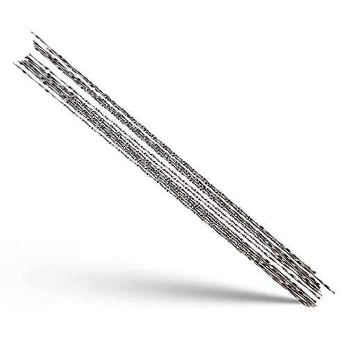 12 Stück Kohlenstoffstahl Scroll Sägeblätter , mit scharfen Spiralzähnen , Scroll Sägeblätter , Stichsägeblätter , zum Schneiden von Metall Holz Kunststoff(3#) von DAUERHAFT