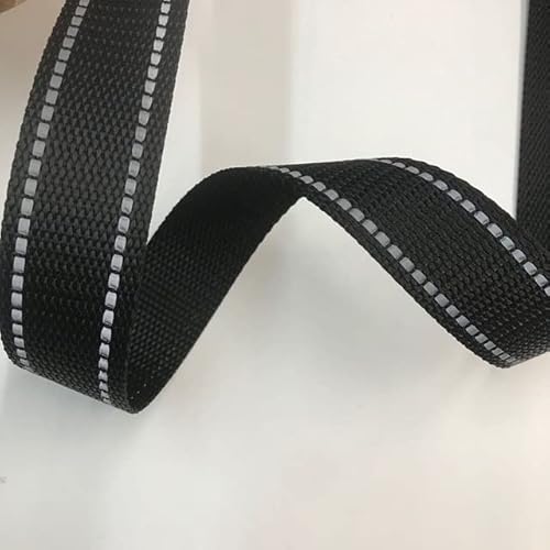 DAVALO 5 Meter 20 mm Polyester reflektierendes Gurtband Rucksackgurt Tasche Nähzubehör Haustierhalsband Handarbeit DAVALO 5 Meter 20 mm Polyester reflektierendes Gurtband Rucksackgurt Tasche Nähzubehör Haustierhalsband Handarbeit von DAVALO