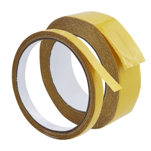 1 Stück 5 Meter 2mm dick, 20mm Breit Transparent Extra Stark Doppelseitiges Klebeband， Wiederverwendbares，,Ablösbar nicht markierend Doppelseitiges transparentes Nano tape für Teppich/Foto Wand/Küche/ von DAVIDJAMESCLARKE
