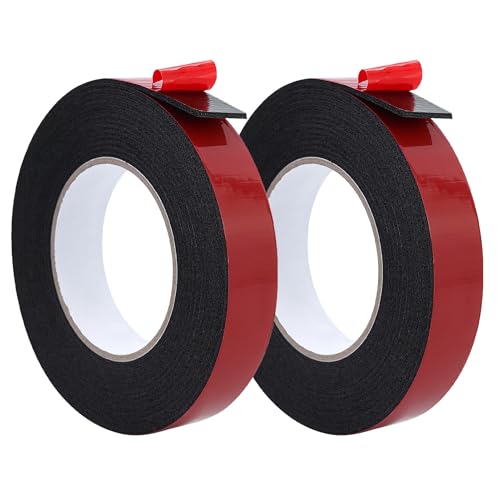 DAVIDJAMESCLARKE 10m Doppelseitiges Klebeband Extra Stark,Wasserdichtes Multifunktionales Montageklebeband für Wand und LED-Streifen, Auto, Wohn, Bürodekor und Außende von DAVIDJAMESCLARKE