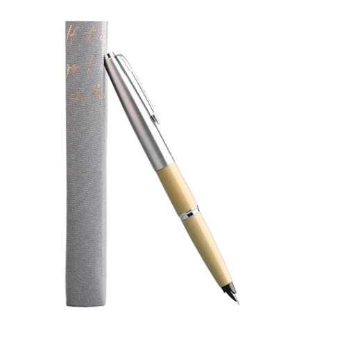 DAVNO Klassischer Vintage-Füllfederhalter, feine 0,5 mm Spitze, Tinte, Schreibwaren, Geschenkstifte, Schule, Büro, Geschäft, Schreibwaren (01) von DAVNO