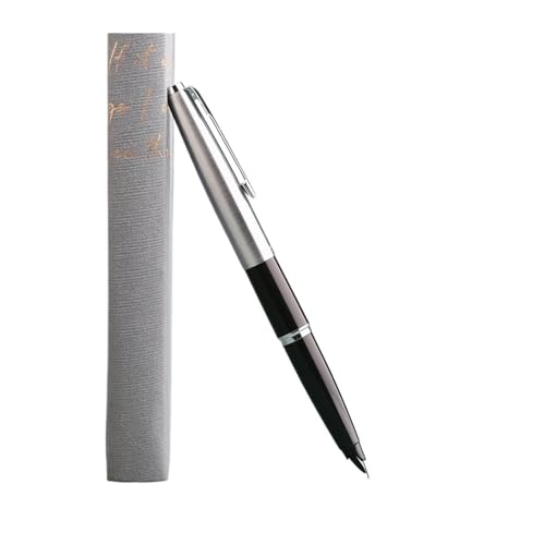 DAVNO Klassischer Vintage-Füllfederhalter, feine 0,5 mm Spitze, Tinte, Schreibwaren, Geschenkstifte, Schule, Büro, Geschäft, Schreibwaren (02) von DAVNO