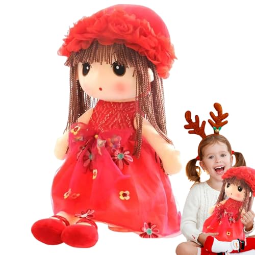DAWCBVJQ Baby Puppe Mädchen,Stoffpuppen | Gemütliche Handgemachte Kuschelfigur Schlafbegleiter Für Geburtstag Weihnachten Reise Sofa Deko Schlafzimmer - Für Schlafzimmer Sofa Dekoration Geburtstag von DAWCBVJQ