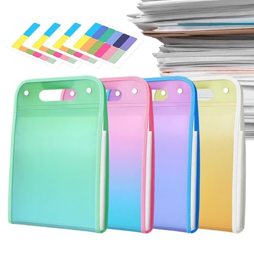 DAWCBVJQ Dokumentenmappe | Ziehharmonika Ordner Organizer Für Dokumente | 4 Teile Set Mit 13 Fächern Bunt Für Lehrer Schüler Schule College A4 Papier Belege DAWCBVJQ Dokumentenmappe | Ziehharmonika Ordner Organizer Für Dokumente | 4 Teile Set Mit 13 Fächern Bunt Für Lehrer Schüler Schule College A4 Papier Belege von DAWCBVJQ