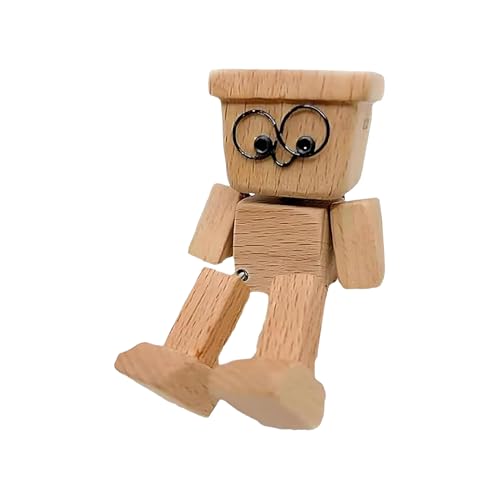 DAWCBVJQ Holzfiguren, Kleine Holzfigur, 8x4cm Wackelnde Holzfigur, Wackelnder Holzmann, Schreibtisch Ornamente Für Schlafzimmer, Büro, Wohnzimmer, Armaturenbrett Dekoration, Kreatives Autozubehör DAWCBVJQ Holzfiguren, Kleine Holzfigur, 8x4cm Wackelnde Holzfigur, Wackelnder Holzmann, Schreibtisch Ornamente Für Schlafzimmer, Büro, Wohnzimmer, Armaturenbrett Dekoration, Kreatives Autozubehör von DAWCBVJQ