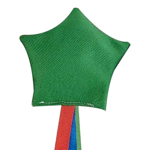 DAWCBVJQ Kinder Wurfkissen,Kleine Wurfsäckchen Im Stern-Design - Tragbares Wurfspielzeug Mit Bändern Für Garten Camping Unterricht Indoor Outdoor von DAWCBVJQ