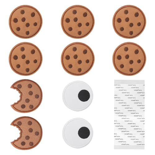 10 Stücke Keks Aufnäher Kekse Krümelmonster Cookie Patches zum Aufnähen Karneval Aufnäher Bügelbilder Applikation für Kleidung Gesticktes Etikett Gebügeltes Gesticktes Abzeichen 10 Stücke Keks Aufnäher Kekse Krümelmonster Cookie Patches zum Aufnähen Karneval Aufnäher Bügelbilder Applikation für Kleidung Gesticktes Etikett Gebügeltes Gesticktes Abzeichen von DAWRIS