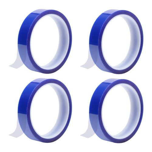 DAWRIS 4 Rollen 20 mm X 33 m Hitzebeständiges Klebeband, Blaues Wärmeband Wärmeübertragungs Band Elektriker Klebeband Heat It Klebeband Hitzebeständig Thermo Klebeband DAWRIS 4 Rollen 20 mm X 33 m Hitzebeständiges Klebeband, Blaues Wärmeband Wärmeübertragungs Band Elektriker Klebeband Heat It Klebeband Hitzebeständig Thermo Klebeband von DAWRIS