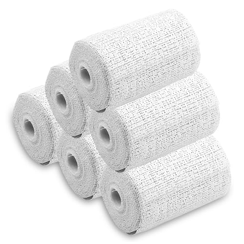 DAWRIS Gipsbinden 6er, 7,5 x 270 cm Gipsbinden Babybauch Schwanger Geschenk Gips Binden Abdruck Verband Gipsabdruck Gipsbinde Rolle zum Basteln Modellbau schnelltrocknend, Weiß DAWRIS Gipsbinden 6er, 7,5 x 270 cm Gipsbinden Babybauch Schwanger Geschenk Gips Binden Abdruck Verband Gipsabdruck Gipsbinde Rolle zum Basteln Modellbau schnelltrocknend, Weiß von DAWRIS