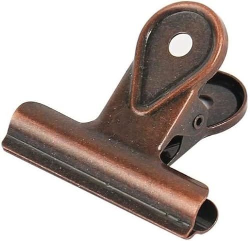 Binder-Clips, Bulldog-Clips, Metall-Bulldog-Clips, 10 Stück Bulldog-Clips, Büroklammern, Metall-Scharnier-Clip-Ordner for Fotos, Heimbürobedarf (Farbe: 10 Stück, Größe: 65 mm) ( Color : 10pcs , Size : von DAXINYI