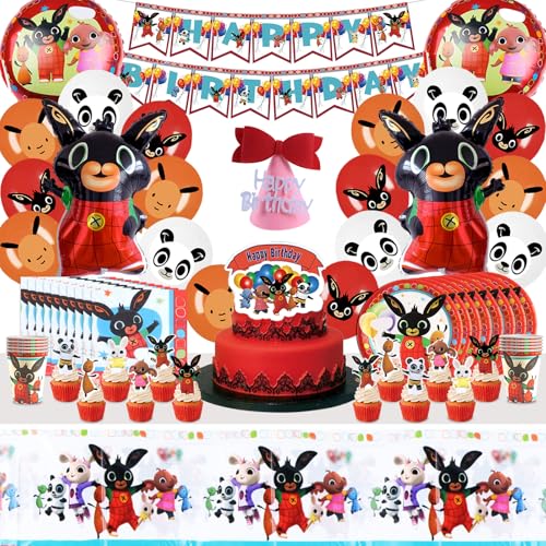 Bunny Geburtstag, Bunny Geburtstagsdeko, Birthday Decorations, Geurtstagsbanner, Ballon, Geeignet zum Dekorieren von Geburtstags Mottopartys Bunny Geburtstag, Bunny Geburtstagsdeko, Birthday Decorations, Geurtstagsbanner, Ballon, Geeignet zum Dekorieren von Geburtstags Mottopartys von DAYCHOW