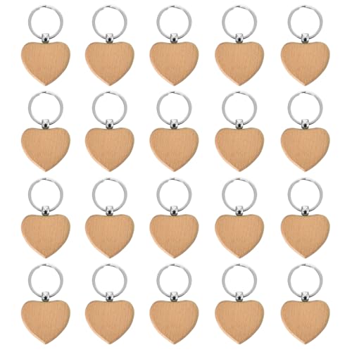 Schlüsselanhänger Holz 20 Stück Schlüsselring Holz Herz Blanko Diy Schlüsselring Holz Holz Blanko Herz Schlüsselring Wooden Keychain Schlüsselring Für Diy Schnitzen, Dekoration, Geschenke, Malen Schlüsselanhänger Holz 20 Stück Schlüsselring Holz Herz Blanko Diy Schlüsselring Holz Holz Blanko Herz Schlüsselring Wooden Keychain Schlüsselring Für Diy Schnitzen, Dekoration, Geschenke, Malen von DAYIsjz
