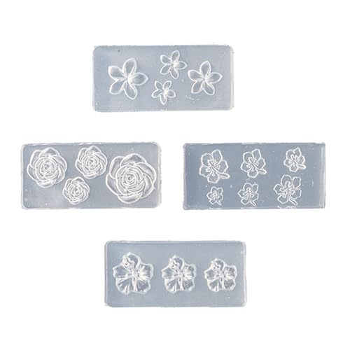 4pcs Premium Silikon 3d Nägel Blütenformen Kirschen Blüten Petunia Rose Crafting Formen Nägel Skulpturformen 4pcs Premium Silikon 3d Nägel Blütenformen Kirschen Blüten Petunia Rose Crafting Formen Nägel Skulpturformen von DAYLIGHE