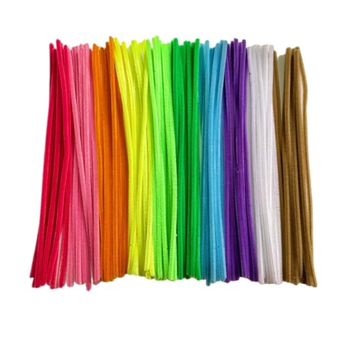 DAYLIGHE 100 PCs Fuzzy Stick Farbiger Biegung Stick Weiche Rohrreiniger Chenilles Stängel Für Handwerkdekoration Creative School Projects DAYLIGHE 100 PCs Fuzzy Stick Farbiger Biegung Stick Weiche Rohrreiniger Chenilles Stängel Für Handwerkdekoration Creative School Projects von DAYLIGHE