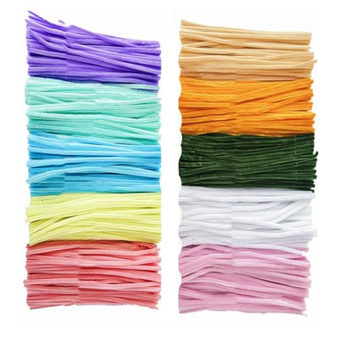 DAYLIGHE 100 PCs Fuzzy Stick Farbiger Biegung Stick Weiche Rohrreiniger Chenilles Stängel Für Handwerkdekoration Creative School Projects DAYLIGHE 100 PCs Fuzzy Stick Farbiger Biegung Stick Weiche Rohrreiniger Chenilles Stängel Für Handwerkdekoration Creative School Projects von DAYLIGHE