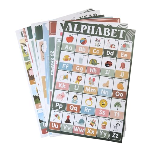 DAYLIGHE 18PCS English Educational Poster Klebstoff Wanddiagramme Mit Interaktivem Aufkleberdesign Für Kleinkind Vorschule Klassenzimmer DAYLIGHE 18PCS English Educational Poster Klebstoff Wanddiagramme Mit Interaktivem Aufkleberdesign Für Kleinkind Vorschule Klassenzimmer von DAYLIGHE