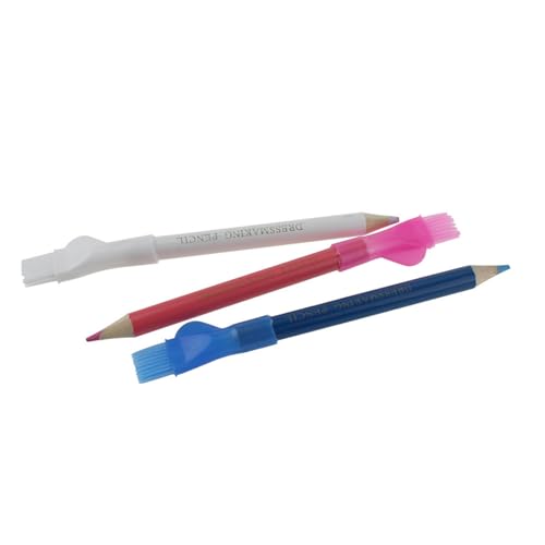 DAYLIGHE 3 Stcs Nähstifte Mit Pinselnähung Mark Kreidestifte Stoffmarker Stift Zum Nähen des Handwerks Verfolgt DAYLIGHE 3 Stcs Nähstifte Mit Pinselnähung Mark Kreidestifte Stoffmarker Stift Zum Nähen des Handwerks Verfolgt von DAYLIGHE