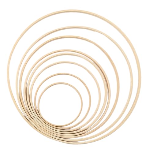 DAYLIGHE 9 PCs Bambus Basteln Ringe Blumenkranzkranz Ringe Traumfänger Ringe Kranz Blüten Reifen Für Handwerksprojekte DAYLIGHE 9 PCs Bambus Basteln Ringe Blumenkranzkranz Ringe Traumfänger Ringe Kranz Blüten Reifen Für Handwerksprojekte von DAYLIGHE