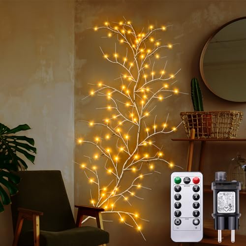 DAYLUMI Lichterkette Feuerwerk, 8 Modes Feuerwerk Baum Lichter mit Fernbedienung Timer, 288 LED DIY Künstliche Baumzweige Lichter mit Stecker, Innen Wanddeko Aesthetic Schlafzimmer Weihnachten Deko DAYLUMI Lichterkette Feuerwerk, 8 Modes Feuerwerk Baum Lichter mit Fernbedienung Timer, 288 LED DIY Künstliche Baumzweige Lichter mit Stecker, Innen Wanddeko Aesthetic Schlafzimmer Weihnachten Deko von DAYLUMI