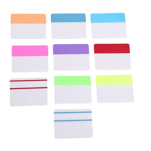 1 Set selbstklebende Seitenmarkierungen, bunte Indexe, Tabs farbige Indexe, Registerkarten, beschreibbare Buchregister, Datei-Tabs für die Schule 1 Set selbstklebende Seitenmarkierungen, bunte Indexe, Tabs farbige Indexe, Registerkarten, beschreibbare Buchregister, Datei-Tabs für die Schule von DAYnagh