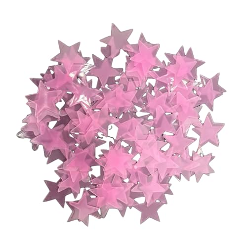 DAYnagh 3D-Wandaufkleber für Kinderzimmer, Schlafzimmer, Deckendekoration, 3 cm, leuchtet im Dunkeln, 100 Stück DAYnagh 3D-Wandaufkleber für Kinderzimmer, Schlafzimmer, Deckendekoration, 3 cm, leuchtet im Dunkeln, 100 Stück von DAYnagh