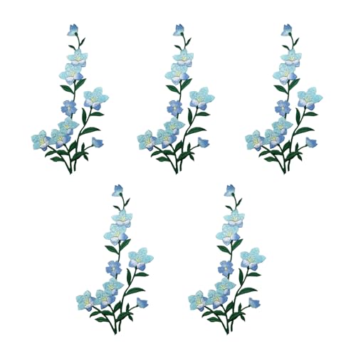 5 x bestickte Blumen-Aufnäher zum Aufbügeln für Jeans, Jacken, zum Aufnähen auf Blumenstoff für Kleidung 5 x bestickte Blumen-Aufnäher zum Aufbügeln für Jeans, Jacken, zum Aufnähen auf Blumenstoff für Kleidung von DAYnagh