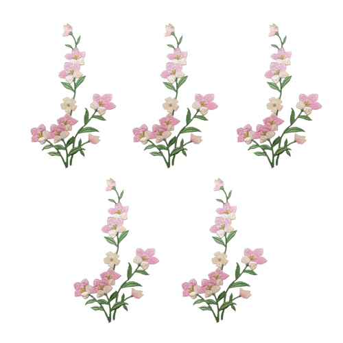 5 x bestickte Blumen-Aufnäher zum Aufbügeln für Jeans, Jacken, zum Aufnähen auf Blumenstoff für Kleidung 5 x bestickte Blumen-Aufnäher zum Aufbügeln für Jeans, Jacken, zum Aufnähen auf Blumenstoff für Kleidung von DAYnagh
