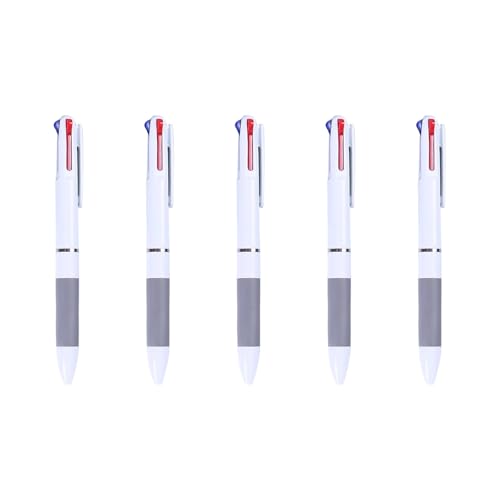 DAYnagh 3/5/10 Stück mehrfarbiger Stift 3-Farben-in-1 Schreibstifte zum Notieren von Journaling, einziehbarer Kugelschreiber für Schule, Büro, mehrfarbig DAYnagh 3/5/10 Stück mehrfarbiger Stift 3-Farben-in-1 Schreibstifte zum Notieren von Journaling, einziehbarer Kugelschreiber für Schule, Büro, mehrfarbig von DAYnagh