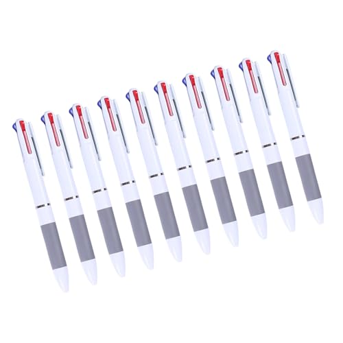 DAYnagh 3/5/10 Stück mehrfarbiger Stift 3-Farben-in-1 Schreibstifte zum Notieren von Journaling, einziehbarer Kugelschreiber für Schule, Büro, mehrfarbig DAYnagh 3/5/10 Stück mehrfarbiger Stift 3-Farben-in-1 Schreibstifte zum Notieren von Journaling, einziehbarer Kugelschreiber für Schule, Büro, mehrfarbig von DAYnagh