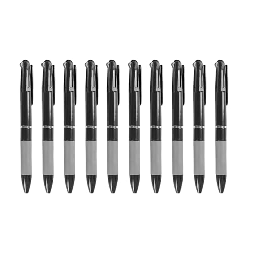 DAYnagh 3/5/10 Stück mehrfarbiger Stift 3-Farben-in-1 Schreibstifte zum Notieren von Journaling, einziehbarer Kugelschreiber für Schule, Büro, mehrfarbig von DAYnagh