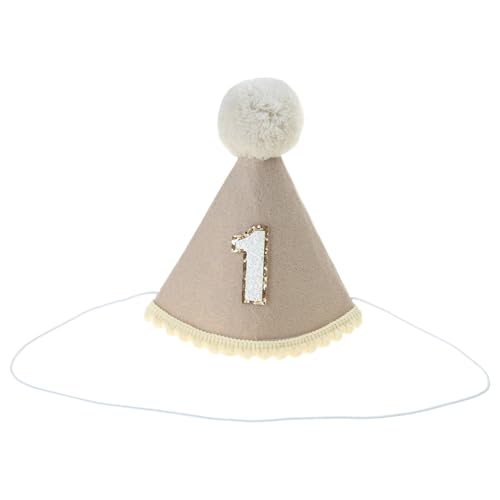 DAYnagh Motto-Partyhut für den ersten Geburtstag für Babys, Mädchen, Jungen, Filz, Feier, Party-Kappen für 1 Jahr Geburt DAYnagh Motto-Partyhut für den ersten Geburtstag für Babys, Mädchen, Jungen, Filz, Feier, Party-Kappen für 1 Jahr Geburt von DAYnagh