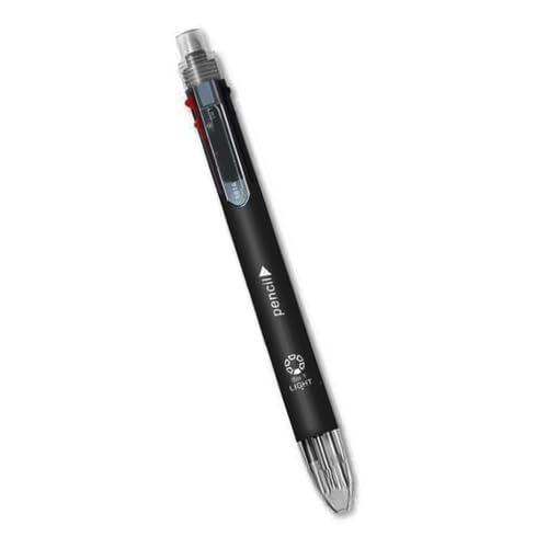 DAYnagh Multifunktions-Druckbleistift, 5-in-1-Kugelschreiber, multifunktional, mehrfarbig, mit 0,7 mm automatischem Bleistift, Büro-Schreibgeräte DAYnagh Multifunktions-Druckbleistift, 5-in-1-Kugelschreiber, multifunktional, mehrfarbig, mit 0,7 mm automatischem Bleistift, Büro-Schreibgeräte von DAYnagh
