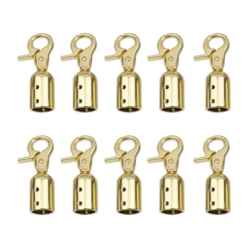 DAYnagh Quasten Endkappen Verschluss Haken Tasche Metallschnallen Tasche Griff Strap Stopper Haken Handtasche Gürtel Kleiderbügel Schnappverbinder Geschenke von DAYnagh