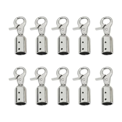 DAYnagh Quasten Endkappen Verschluss Haken Tasche Metallschnallen Tasche Griff Strap Stopper Haken Handtasche Gürtel Kleiderbügel Schnappverbinder Geschenke von DAYnagh