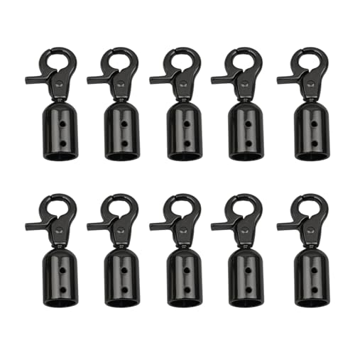 DAYnagh Quasten Endkappen Verschluss Haken Tasche Metallschnallen Tasche Griff Strap Stopper Haken Handtasche Gürtel Kleiderbügel Schnappverbinder Geschenke von DAYnagh