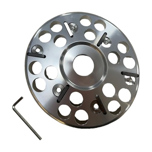 Farm Allloy Hufschleifscheibe für Nutztiere, 12 cm Durchmesser, 6 Schneidkanten, Hufschneideplatte für die Fellpflege von Schafen und Rindern Farm Allloy Hufschleifscheibe für Nutztiere, 12 cm Durchmesser, 6 Schneidkanten, Hufschneideplatte für die Fellpflege von Schafen und Rindern von DAYnagh
