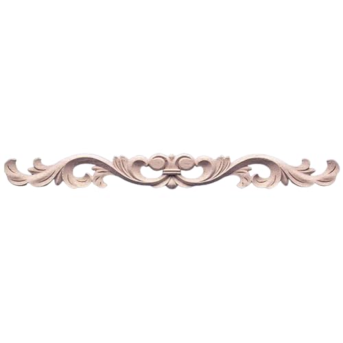 Handgefertigte Holzfriese, kunstvolles Blumenmuster, Schrank-Wandakzent, Heimdekoration für Türen, Wandschränke, Fronten, handgeschnitzte Möbelformteile von DAYnagh