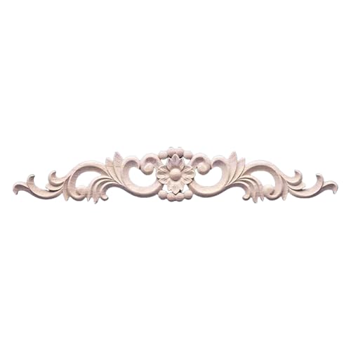 Handgefertigte Holzfriese, kunstvolles Blumenmuster, Schrank-Wandakzent, Heimdekoration für Türen, Wandschränke, Fronten, handgeschnitzte Möbelformteile von DAYnagh