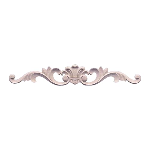Handgefertigte Holzfriese, kunstvolles Blumenmuster, Schrank-Wandakzent, Heimdekoration für Türen, Wandschränke, Fronten, handgeschnitzte Möbelformteile von DAYnagh