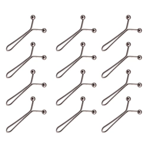 Jeans-Befestigungsschnalle, Legierung, verstellbarer Knopf zum Anziehen für lose Hosen, Jeans, Taillenstraffer, Nadel, Metall, Metall-Taillenclip Jeans-Befestigungsschnalle, Legierung, verstellbarer Knopf zum Anziehen für lose Hosen, Jeans, Taillenstraffer, Nadel, Metall, Metall-Taillenclip von DAYnagh