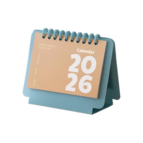 Kleiner Tischkalender 2026, Taschenkalender, monatliche Notizblöcke, tragbarer Planer, Kunststoff-Bindekamm für Terminplanung, kreatives Thema Kleiner Tischkalender 2026, Taschenkalender, monatliche Notizblöcke, tragbarer Planer, Kunststoff-Bindekamm für Terminplanung, kreatives Thema von DAYnagh