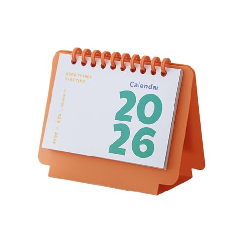 Kleiner Tischkalender 2026, Taschenkalender, monatliche Notizblöcke, tragbarer Planer, Kunststoff-Bindekamm für Terminplanung, kreatives Thema Kleiner Tischkalender 2026, Taschenkalender, monatliche Notizblöcke, tragbarer Planer, Kunststoff-Bindekamm für Terminplanung, kreatives Thema von DAYnagh